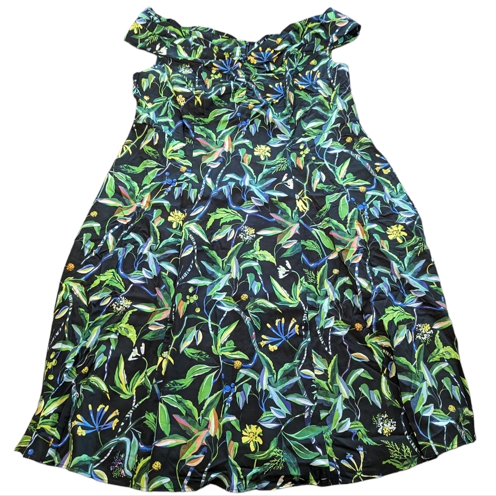 Jason Wu CollectionPrinted Cotton Poplin Off-the-Shoulder Day Dress